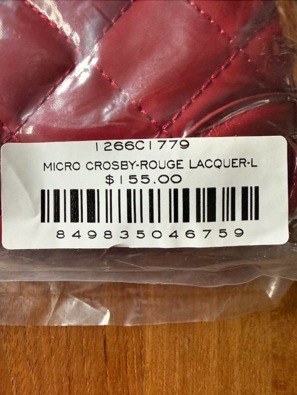 NWT - MZ Wallace Micro Crosby - Rouge Lacquer - Picture 2 of 10